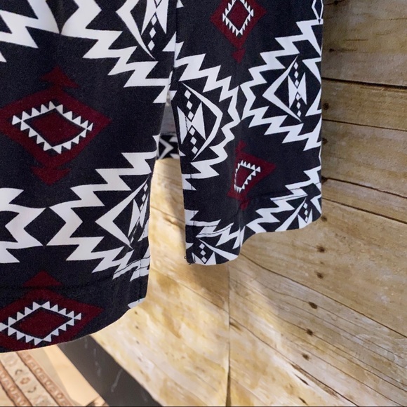Pendleton tribal Aztec print button up shirt dress size medium - Picture 13 of 16